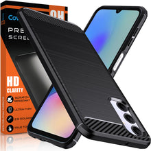 Load image into Gallery viewer, Samsung Galaxy A05s Case Slim TPU Phone Cover w/ Carbon Fiber