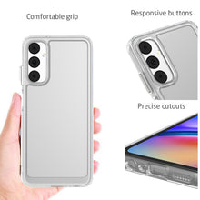 Load image into Gallery viewer, Samsung Galaxy A05s Clear Hybrid Slim Hard Back TPU Case Chrome Buttons