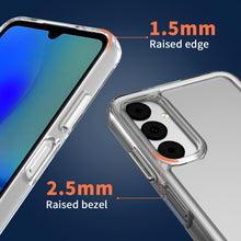Load image into Gallery viewer, Samsung Galaxy A05s Clear Hybrid Slim Hard Back TPU Case Chrome Buttons