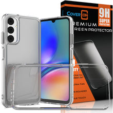 Load image into Gallery viewer, Samsung Galaxy A05s Clear Hybrid Slim Hard Back TPU Case Chrome Buttons
