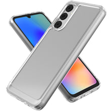 Load image into Gallery viewer, Samsung Galaxy A05s Clear Hybrid Slim Hard Back TPU Case Chrome Buttons