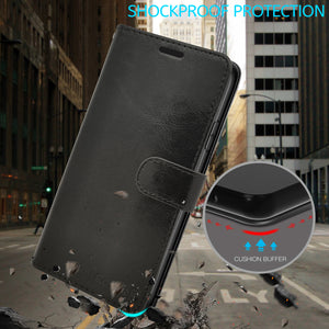 Samsung Galaxy A05s / A05 Wallet Case RFID Blocking Leather Folio Phone Pouch