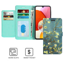 Load image into Gallery viewer, Samsung Galaxy A15 5G Wallet Case RFID Blocking Leather Folio Phone Pouch