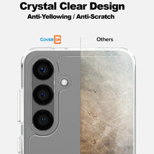 Load image into Gallery viewer, Samsung Galaxy S24 Clear Hybrid Slim Hard Back TPU Case Chrome Buttons
