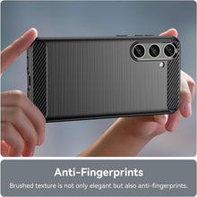 Load image into Gallery viewer, Samsung Galaxy S24+ Plus Case Slim TPU Phone Cover w/ Carbon Fiber