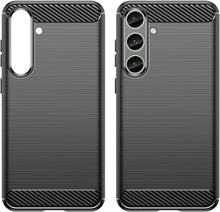 Load image into Gallery viewer, Samsung Galaxy S24+ Plus Case Slim TPU Phone Cover w/ Carbon Fiber