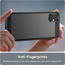 Load image into Gallery viewer, Samsung Galaxy A05 (SM-A055F) Phone Case Slim TPU Phone Cover w/ Carbon Fiber