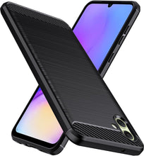 Load image into Gallery viewer, Samsung Galaxy A05 (SM-A055F) Phone Case Slim TPU Phone Cover w/ Carbon Fiber