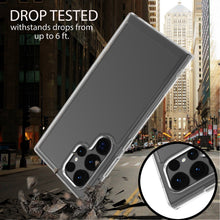 Load image into Gallery viewer, Samsung Galaxy S24 Ultra Clear Hybrid Slim Hard Back TPU Case Chrome Buttons