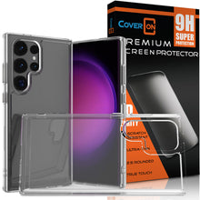 Load image into Gallery viewer, Samsung Galaxy S24 Ultra Clear Hybrid Slim Hard Back TPU Case Chrome Buttons
