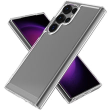 Load image into Gallery viewer, Samsung Galaxy S24 Ultra Clear Hybrid Slim Hard Back TPU Case Chrome Buttons