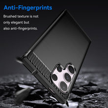 Load image into Gallery viewer, Samsung Galaxy S24 Ultra Case Slim TPU Phone Cover w/ Carbon Fiber
