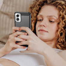 Load image into Gallery viewer, Motorola Moto G Power 5G 2024 Case Slim TPU Phone Cover w/ Carbon Fiber