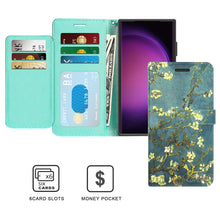 Load image into Gallery viewer, Samsung Galaxy S24 Ultra Wallet Case RFID Blocking Leather Folio Phone Pouch