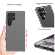 Load image into Gallery viewer, Samsung Galaxy S25 Ultra Clear Hybrid Slim Hard Back TPU Case Chrome Buttons
