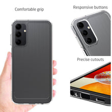 Load image into Gallery viewer, Samsung Galaxy A15 5G Clear Hybrid Slim Hard Back TPU Case Chrome Buttons