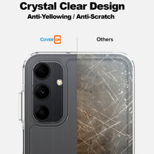 Load image into Gallery viewer, Samsung Galaxy A15 5G Clear Hybrid Slim Hard Back TPU Case Chrome Buttons