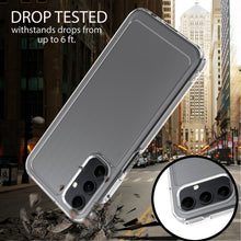 Load image into Gallery viewer, Samsung Galaxy A15 5G Clear Hybrid Slim Hard Back TPU Case Chrome Buttons