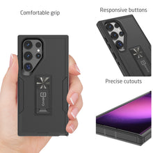 Load image into Gallery viewer, Samsung Galaxy S24 Ultra Case Heavy Duty Rugged Phone Cover w/ Kickstand