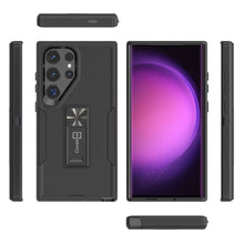 Load image into Gallery viewer, Samsung Galaxy S24 Ultra Case Heavy Duty Rugged Phone Cover w/ Kickstand