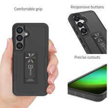 Load image into Gallery viewer, Samsung Galaxy S24+ Plus Case Heavy Duty Rugged Phone Cover w/ Kickstand