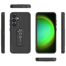 Load image into Gallery viewer, Samsung Galaxy S24 Case Heavy Duty Rugged Phone Cover w/ Kickstand