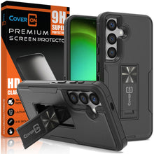 Load image into Gallery viewer, Samsung Galaxy S24 Case Heavy Duty Rugged Phone Cover w/ Kickstand