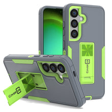 Load image into Gallery viewer, Samsung Galaxy S24 Case Heavy Duty Rugged Phone Cover w/ Kickstand
