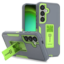 Load image into Gallery viewer, Samsung Galaxy S24 Case Heavy Duty Rugged Phone Cover w/ Kickstand