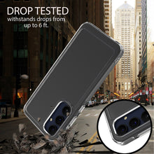 Load image into Gallery viewer, Samsung Galaxy A55 5G Clear Hybrid Slim Hard Back TPU Case Chrome Buttons