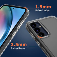 Load image into Gallery viewer, Samsung Galaxy A55 5G Clear Hybrid Slim Hard Back TPU Case Chrome Buttons