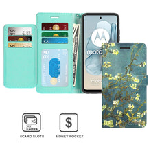 Load image into Gallery viewer, Motorola Moto G Power 5G 2024 Wallet Case RFID Blocking Leather Folio Phone Pouch