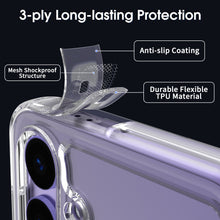 Load image into Gallery viewer, Samsung Galaxy S25 Plus Clear Hybrid Slim Hard Back TPU Case Chrome Buttons
