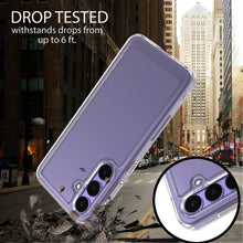 Load image into Gallery viewer, Samsung Galaxy S25 Plus Clear Hybrid Slim Hard Back TPU Case Chrome Buttons