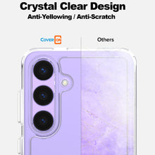 Load image into Gallery viewer, Samsung Galaxy S25 Plus Clear Hybrid Slim Hard Back TPU Case Chrome Buttons