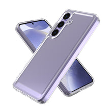 Load image into Gallery viewer, Samsung Galaxy S25 Plus Clear Hybrid Slim Hard Back TPU Case Chrome Buttons