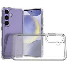 Load image into Gallery viewer, Samsung Galaxy S25 Plus Clear Hybrid Slim Hard Back TPU Case Chrome Buttons