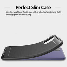 Load image into Gallery viewer, Samsung Galaxy S25 Case Slim TPU Phone Cover w/ Carbon Fiber