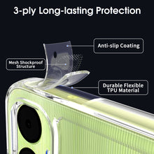 Load image into Gallery viewer, Samsung Galaxy A05 (SM-A055F) Clear Hybrid Slim Hard Back TPU Case Chrome Buttons