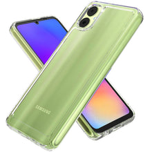 Load image into Gallery viewer, Samsung Galaxy A05 (SM-A055F) Clear Hybrid Slim Hard Back TPU Case Chrome Buttons