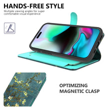 Load image into Gallery viewer, Apple iPhone 16 Wallet Case RFID Blocking Leather Folio Phone Pouch