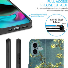 Load image into Gallery viewer, Apple iPhone 16 Wallet Case RFID Blocking Leather Folio Phone Pouch