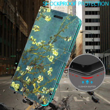 Load image into Gallery viewer, Apple iPhone 16 Wallet Case RFID Blocking Leather Folio Phone Pouch