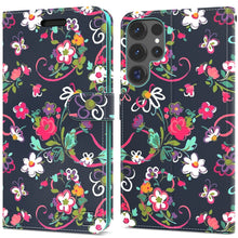 Load image into Gallery viewer, Samsung Galaxy S25 Ultra Wallet Case RFID Blocking Leather Folio Phone Pouch