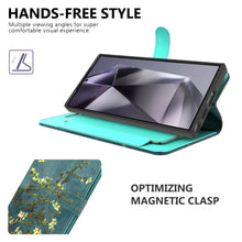 Load image into Gallery viewer, Samsung Galaxy S25 Ultra Wallet Case RFID Blocking Leather Folio Phone Pouch