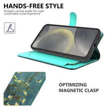 Load image into Gallery viewer, Samsung Galaxy S25 Wallet Case RFID Blocking Leather Folio Phone Pouch