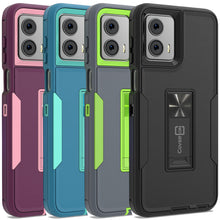 Load image into Gallery viewer, Motorola Moto G 5G 2023 Case Heavy Duty Rugged Phone Cover w/ Kickstand
