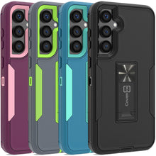 Load image into Gallery viewer, Samsung Galaxy S23 FE 5G Case Heavy Duty Rugged Phone Cover w/ Kickstand
