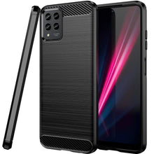 Load image into Gallery viewer, T-Mobile REVVL 6X Pro 5G Case Slim TPU Phone Cover w/ Carbon Fiber