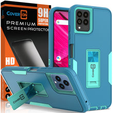 Load image into Gallery viewer, T-Mobile REVVL 6X Pro 5G Case Heavy Duty Rugged Phone Cover w/ Kickstand